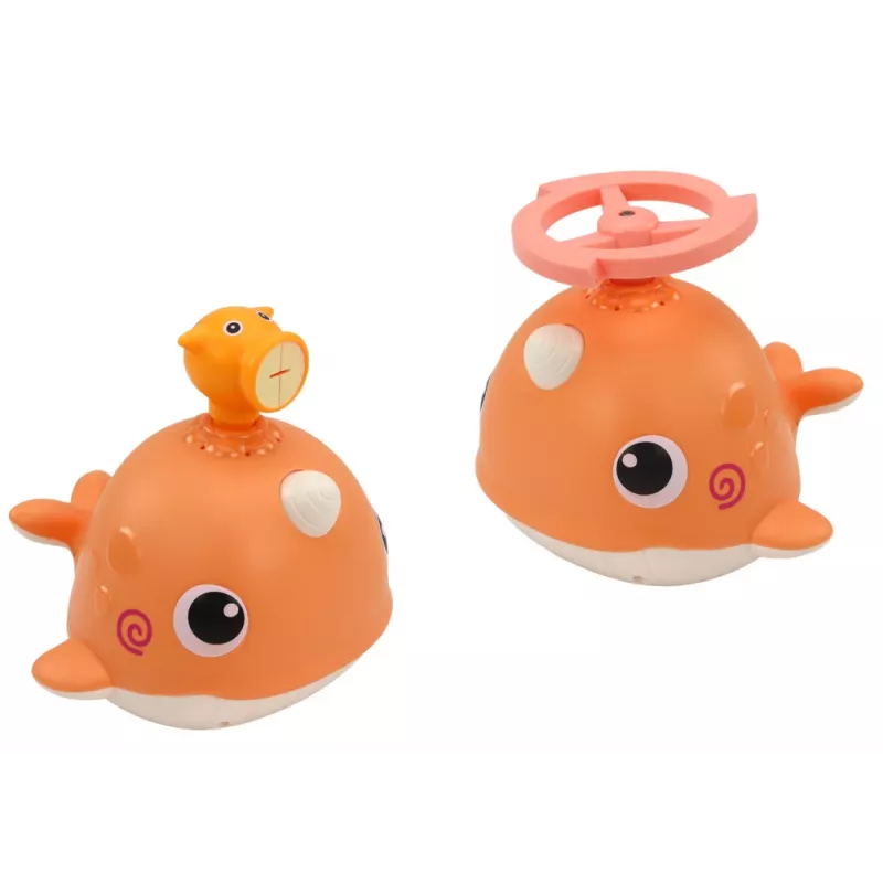 LEAN TOYS valas kylpylelu 3 vinkkiä oranssi