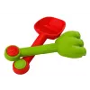 LEAN TOYS hiekkasangollinen setti suihkulla, lastalla, haravalla, muoteilla, dinosaurus