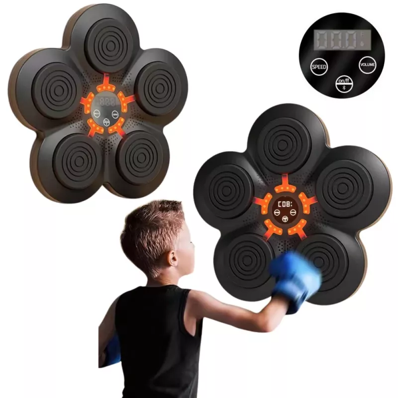 LEAN TOYS musiikkiboxikone Bluetooth seinätaulu LED-valot