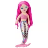 LEAN TOYS pehmolelu merenneito pehmoeläin holografinen pyrstö pinkki 48 cm