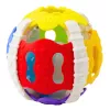 LEAN TOYS sensorinen pallo vauvoille kumia valolla ja äänillä, värikäs