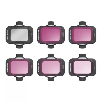 SUNNYLIFE AT2-FI796 6-osainen suodatinsarja DJI Avata 2:lle – MCUV, ND8, ND16, ND32, ND64, ND128 ja kotelo