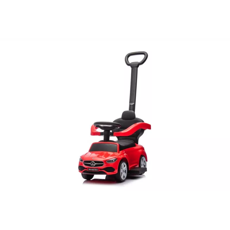 LEAN TOYS työnnettävä auto Mercedes 3in1 punainen