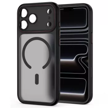 TECH-PROTECT MAGCAM MAGSAFE IPHONE 17 PRO / 18 PRO MATTA MUSTA/PUNAINEN