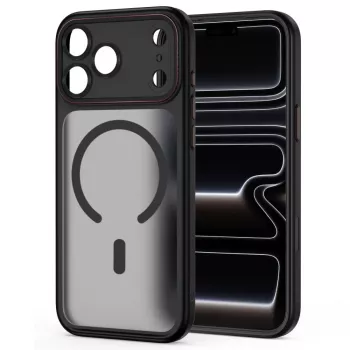 TECH-PROTECT MAGCAM MAGSAFE IPHONE 17 PRO MAX / 18 PRO MAX MATTA MUSTA/PUNAINEN