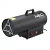 NEO TOOLS 90-085-01 kaasulämmitin 50 kW termostaatilla, IPX4, LPG, 1000 m³/h ilmavirta, sisältää säätimen ja letkun