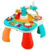 LEAN TOYS oppimispöytä interaktiivinen musiikkipaneeli piano 2 in 1 turkoosi