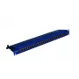 EMITERNET paneeli 19, 24xRJ45 STP cat.6 (1U) kaapelinhallinnalla, sininen DCN/PPFA674EKS248C6