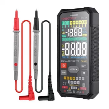 Habotest HT127B digitaalinen yleismittari True RMS 6000 counts auto-ranging NCV ja lämpötila