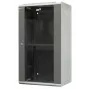EMITER EM/AP6422 22U seinäasennettava räkkikotelo 600x450x1083 mm lasietuovella