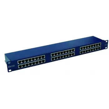 EMITERNET PATCHPANEELI 19, 48XRJ45 STP CAT.6 (1U) HYLLYLLÄ, SININEN