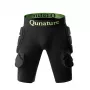 Qunature Ski Advanced L lantiopanssarit - laskettelu lumilautailu luistelu - musta