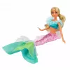 LEAN TOYS Anlily-merenneito-nukke, jossa paljettipyrstö, peili ja kampa