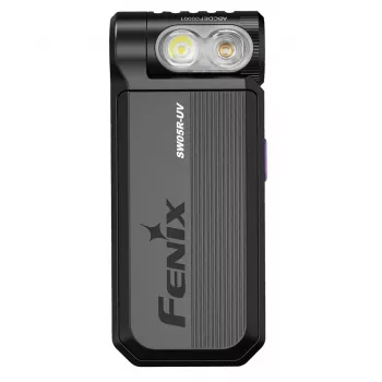 LED-taskulamppu Fenix SW05R-UV musta