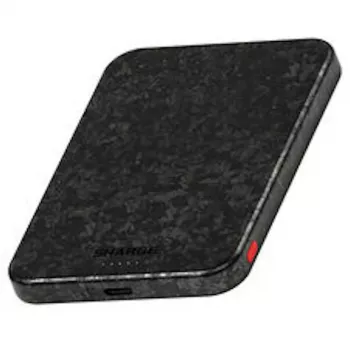 SHARGE CarbonMag 5K varavirtalähde, 15W Qi, 20W USB-C - 5 000mAh, musta