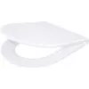 DEANTE CGN_6SOZ ohut WC-istuin Soft-Close- ja Quick-Release-toiminnoilla, D-muoto, valkoinen