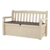 KETER säilytyspenkki Eden puutarhapenkki 265L beige