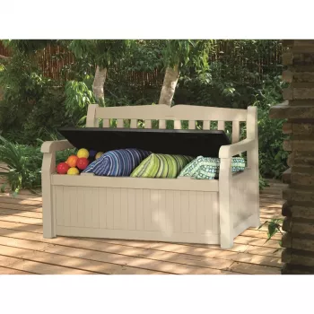 KETER säilytyspenkki Eden puutarhapenkki 265L beige