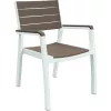 KETER Harmony nojatuoli valkoinen/beige