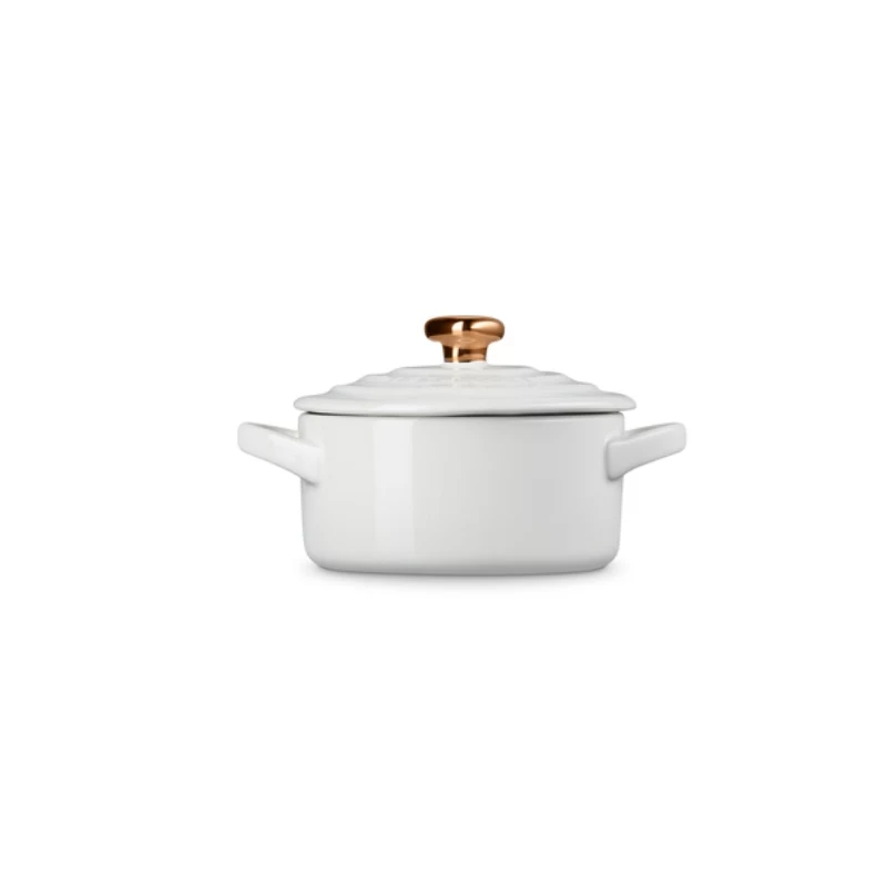 LE CREUSET Mini Cocotte keraaminen vuoka Ø10cm valkoinen