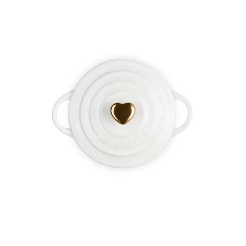 LE CREUSET Mini Cocotte keraaminen vuoka Ø10cm valkoinen