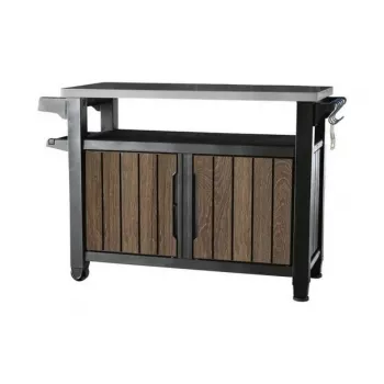 KETER grilli-pöytä Deco Unity XL 207L pähkinä-sävy