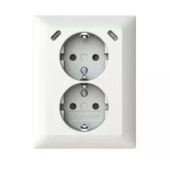 ABB 202EUJRB2USBC-914 USB-kaksoispistorasia Safety+ 2x USB C 2TKA00006018