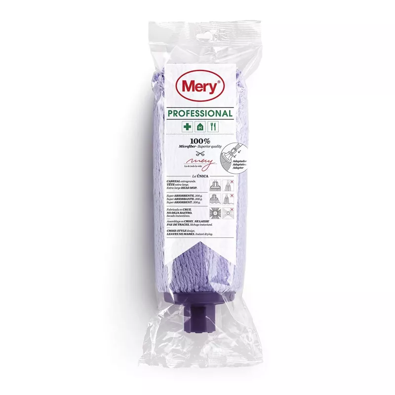MERY vaihdettava harjaspää mikokuitu Professional 26,5cm 200gr