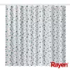 RAYEN suihkuverho 180x200cm valkoinen/sininen, polyesteri
