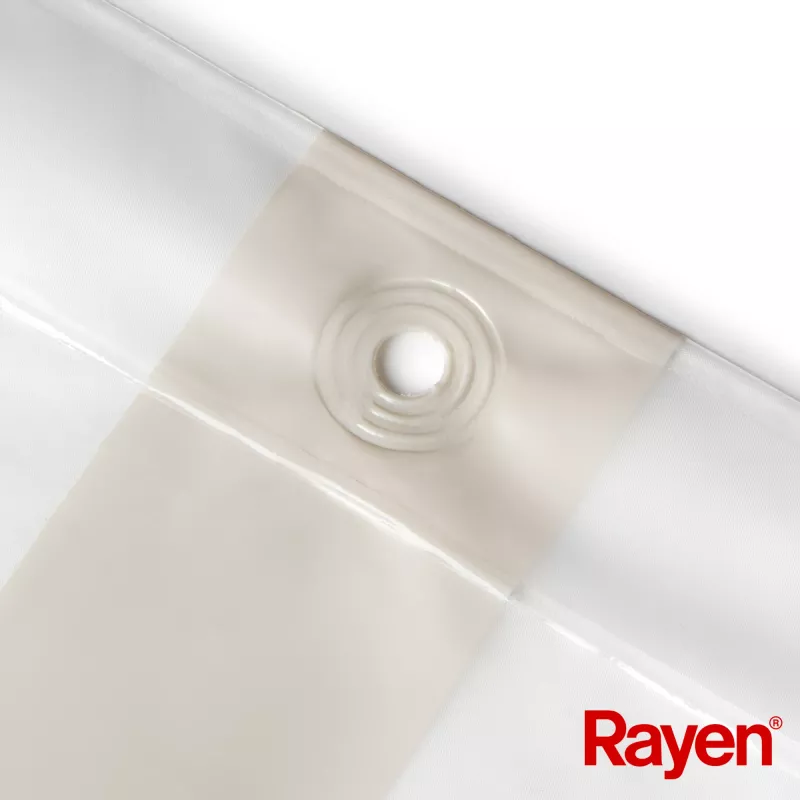 RAYEN suihkuverho 180x200cm valkoinen/beige, PEVA