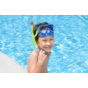 Vihreä ja sininen sukellusmaski snorkkelilla Bestway 24036