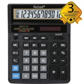 Pöytälaskin Rebell BDC712GL