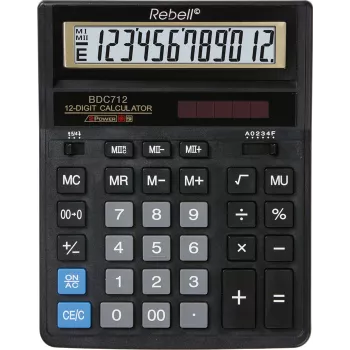 Pöytälaskin Rebell BDC712GL