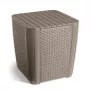 KETER puutarhapöytä/säilytyslaatikko Luzon Flat Wicker beige