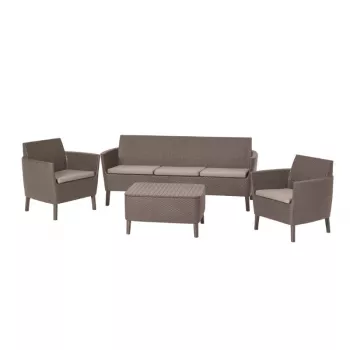 KETER puutarhakalustesetti Salemo 3-istuttava setti beige