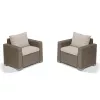 KETER puutarhatuolit 2 kpl California beige