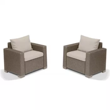 KETER puutarhatuolit 2 kpl California beige
