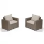 KETER puutarhatuolit 2 kpl California beige