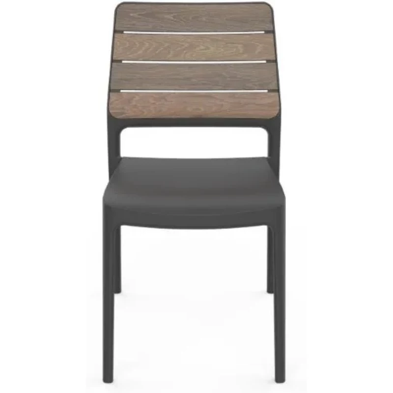 KETER puutarhatuoli Deco Porto pähkinä/harmaa