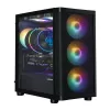 Zalman M4 SE musta mATX Mini Tower PC-kotelo 6x 120mm FRGB-tuulettimella