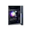 Zalman D30 musta mATX Mini Tower PC-kotelo 3x 120mm ARGB-tuulettimella ja karkaistulla lasisivulla