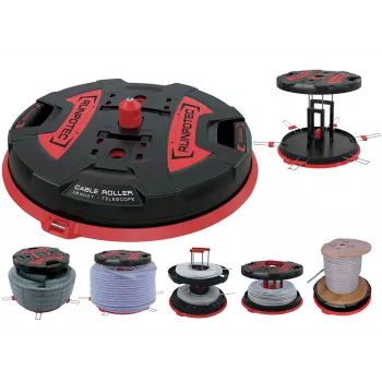 Runpotec X BOARD XB 500X BOARD XB 500TT (teleskooppiveto) Profi-kaapelikelateline (10187)