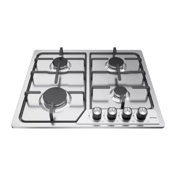 ISEASY MGBG-604C vapaasti seisova kaasuliesi 65L uunilla ja grillillä, ruostumaton teräs