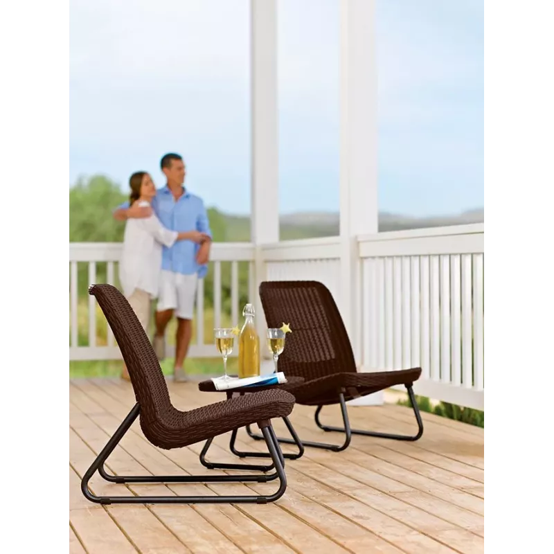 KETER puutarhakalustesarja Rio Patio Set ruskea