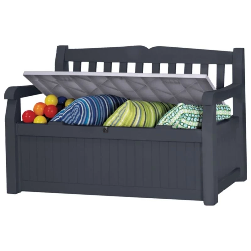 KETER säilytyspenkki Eden Garden Bench 265L harmaa
