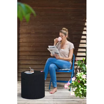KETER puutarhapöytä/säilytyslaatikko Cool Stool ruskea