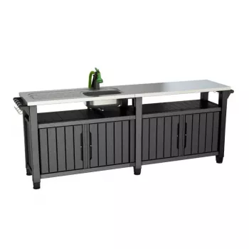 KETER Unity Chef -grillipöytä 415 L harmaa