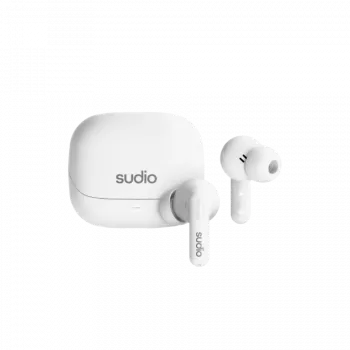 Sudio C8 in-ear-kuulokkeet, ANC, Bluetooth 5.4, valkoinen
