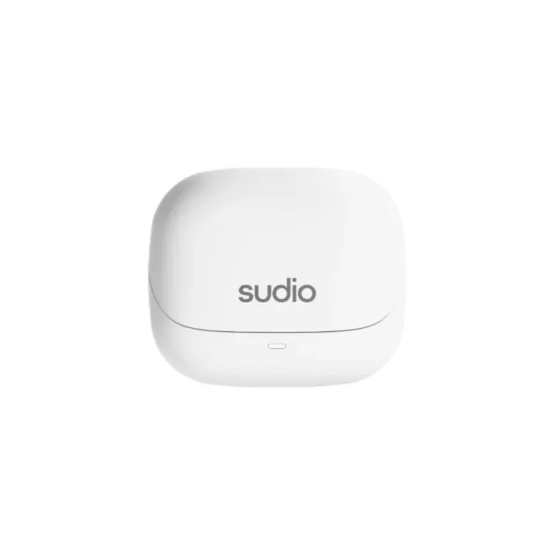Sudio C8 in-ear-kuulokkeet, ANC, Bluetooth 5.4, valkoinen