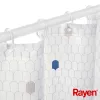 RAYEN Suihkuverho 180x200cm valkoinen, polyesteri